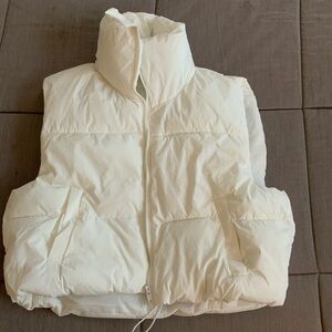 White Puffer Vest